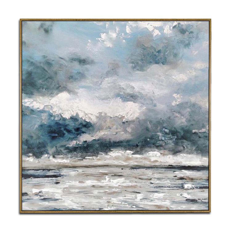Wall art painting abstract black and white,Dreamland