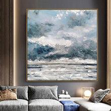 Load image into Gallery viewer, Wall art painting abstract black and white,Dreamland