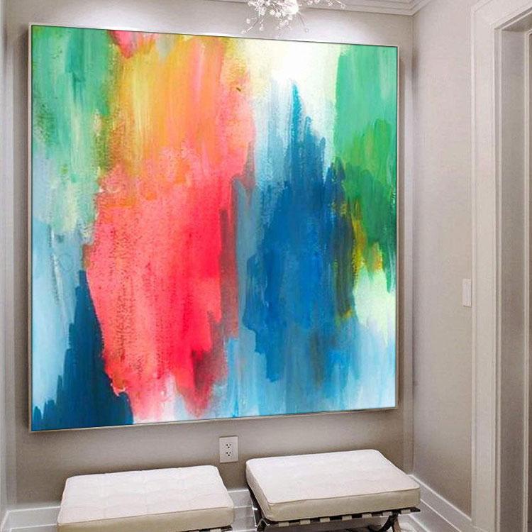 Painting art on canvas modern abstract,Abstract wall art decoration