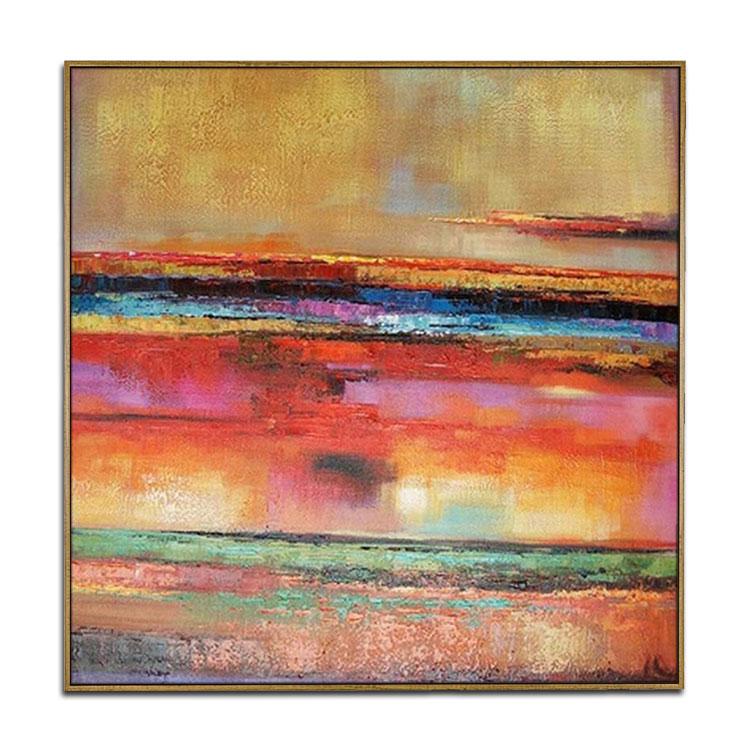 Lingering light of the setting sun