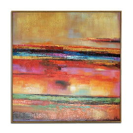 Lingering light of the setting sun