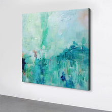 Load image into Gallery viewer, Large modern painting,After rain the empty mountain