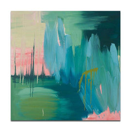 Large abstract painting abstract wall art painting country night