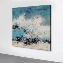 Load image into Gallery viewer, Painting art on canvas modern abstract,Angry waves