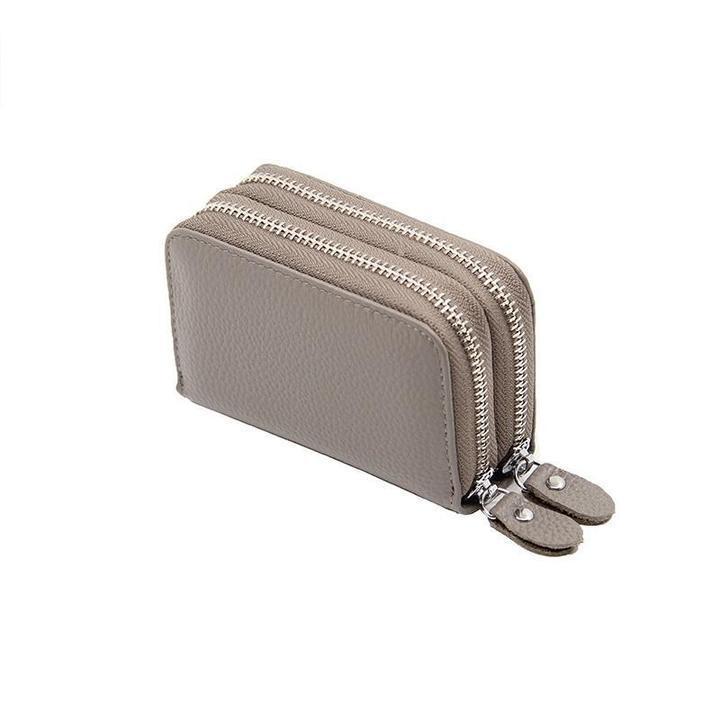 RFID Genuine Leather Card Holder