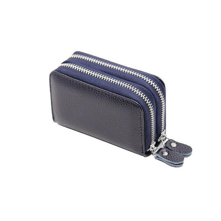 RFID Genuine Leather Card Holder