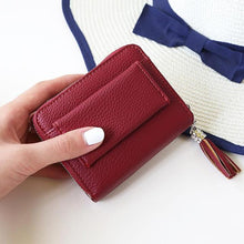 Load image into Gallery viewer, RFID Anti-theft Tassel Purse