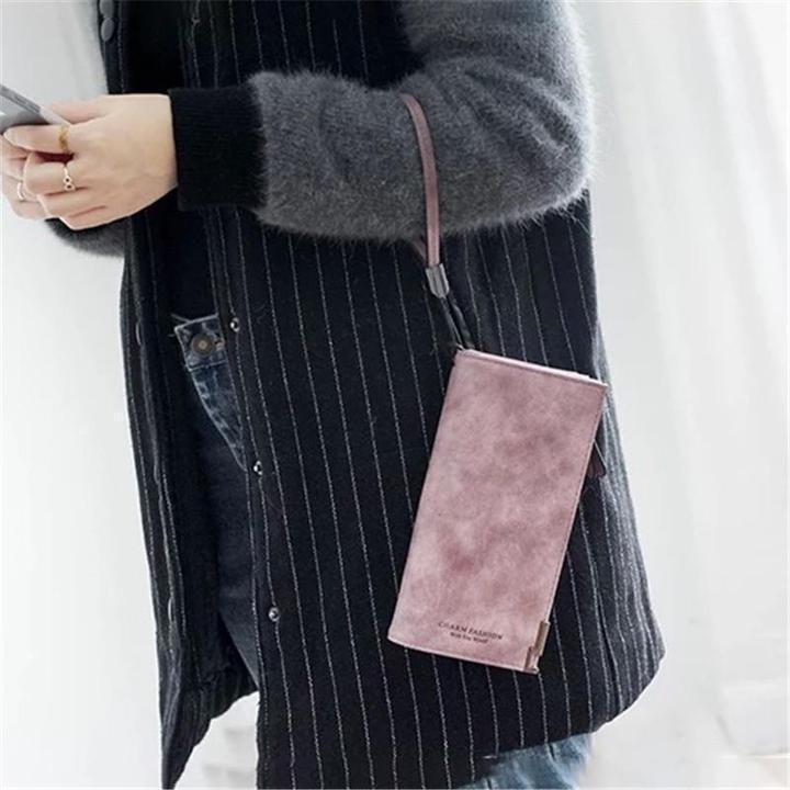 RFID Long Wallet Clutch Bag