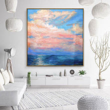 Load image into Gallery viewer, Wistful oceans calm and red