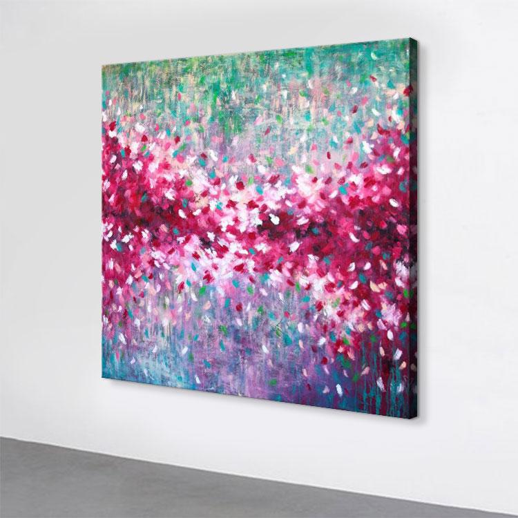 Mirror Flower Contemporary Expressionist abstract painting