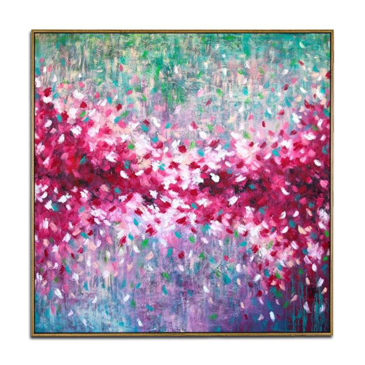 Mirror Flower Contemporary Expressionist abstract painting