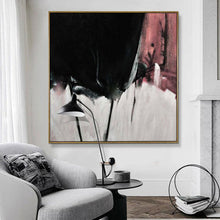 Load image into Gallery viewer, Hand painted square abstract oil painting