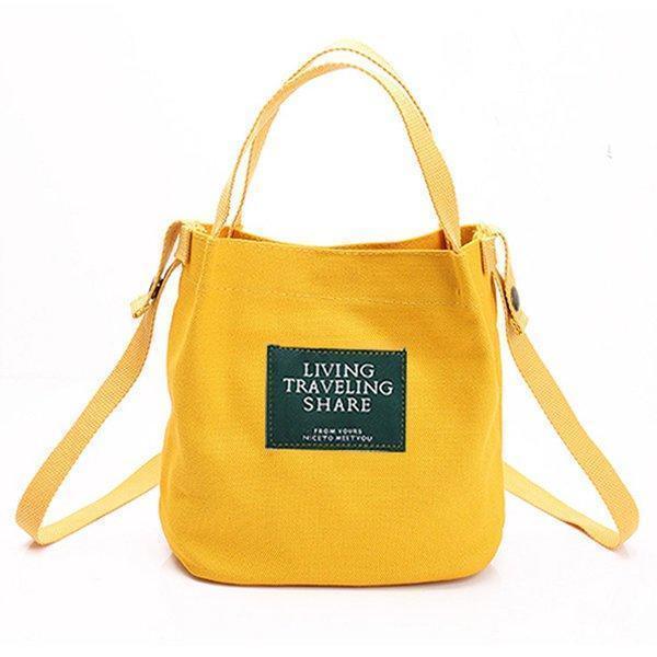 Canvas Durable Must-have Lightweight Handbag Crossbody Bag