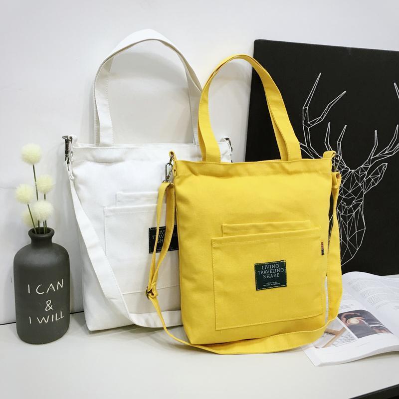 Luxury Women's handbag Fashion Solid Canvas