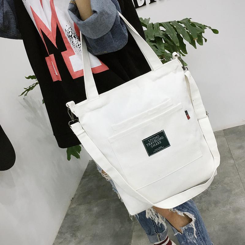 Luxury Women's handbag Fashion Solid Canvas