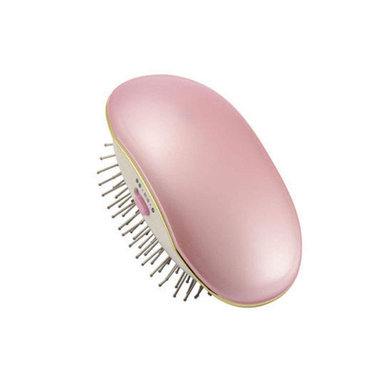 Mini Portable Electric Ionic Detangling Comb Hair Brush Massager for Women