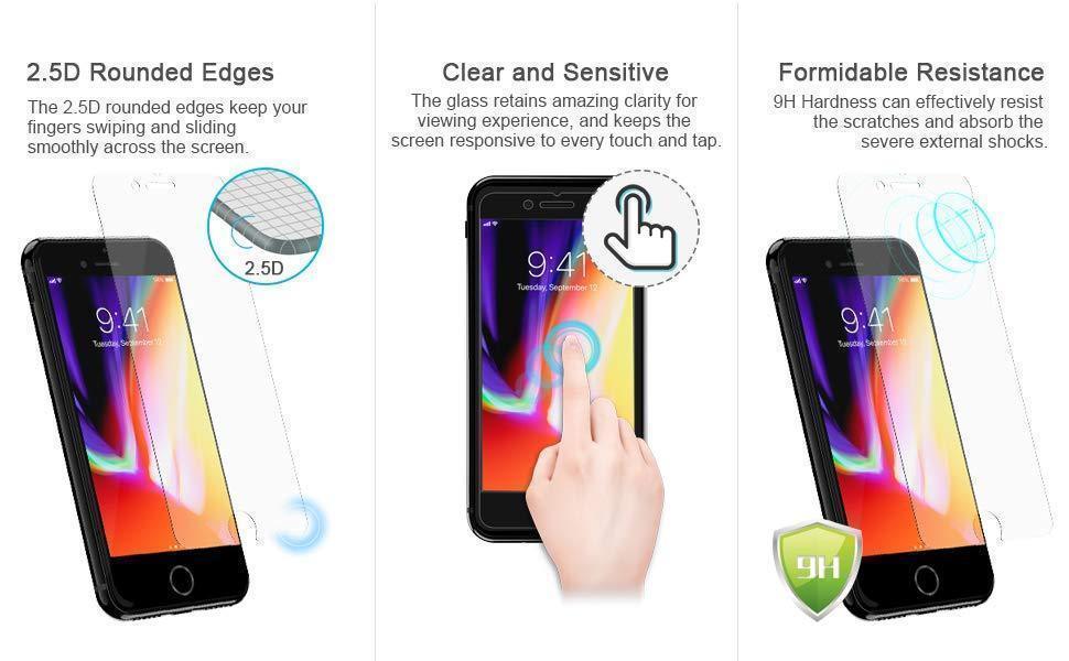 HD Tempered Glass Protector for iPhone