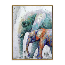 Load image into Gallery viewer, Elephants and baby elephants