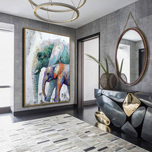 Load image into Gallery viewer, Elephants and baby elephants
