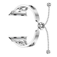 Load image into Gallery viewer, Apple Watch Band Women Stainless Steel Adjustable Watchband Strap Luxury Jewelry For Iwatch 1 2 3