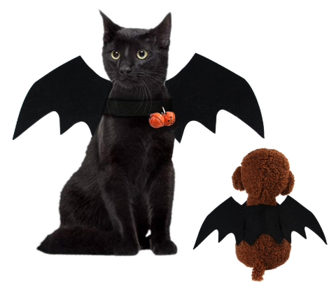 Halloween creative cat dog puppy bat wings turned over clothing