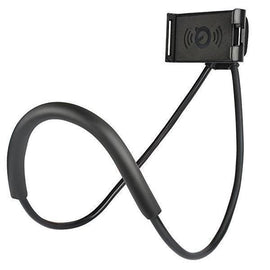 Neck-mounted lazy mobile phone holder