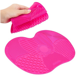 Cosmetic brush Silica gel cleaning pad