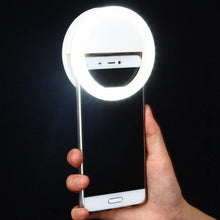 Load image into Gallery viewer, Clip On Smartphone LED Selfie Ring Light