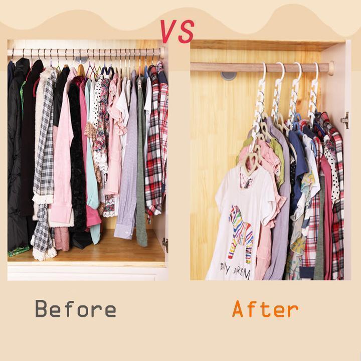 Magic Hangers Closet Space Saving