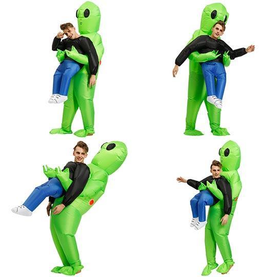 Alien Pick Me Up Inflatable Blow Up Costume-Free Shipping Today