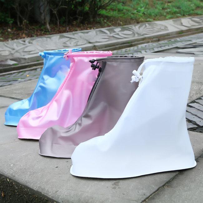 Portable rain shoe cover