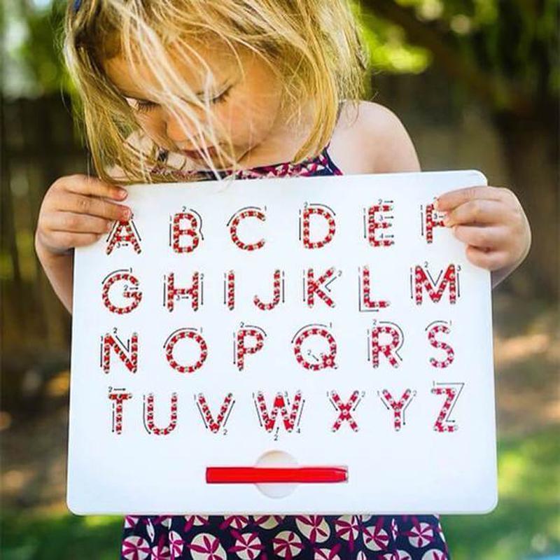 Magnetic Digital Alphabet Drawing Board Magnatab with Stylus Pen