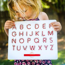 Load image into Gallery viewer, Magnetic Digital Alphabet Drawing Board Magnatab with Stylus Pen