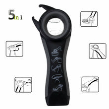 Load image into Gallery viewer, Premium 5 in 1 Lids off Jar Opener and Bottle Opener