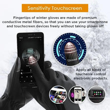 Load image into Gallery viewer, Mens Winter Outdoor Waterproof Touch Screen Gloves