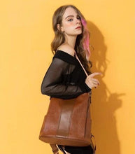 Load image into Gallery viewer, Premium Leather Three Way Anti-Thief Women's Backpack
