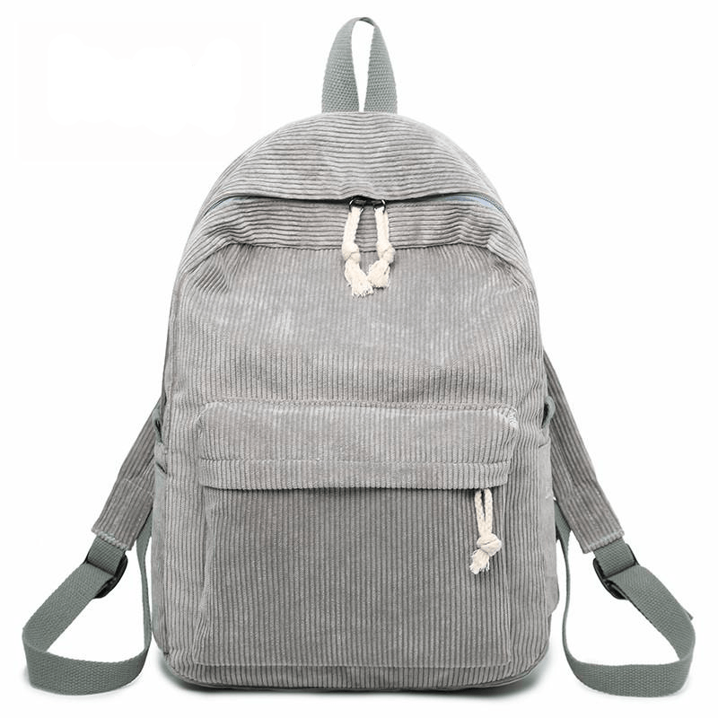 CORDUROY FASHION BACKPACK