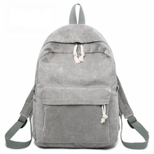 Load image into Gallery viewer, CORDUROY FASHION BACKPACK