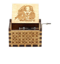 Load image into Gallery viewer, Hand Crank Wooden Music Box