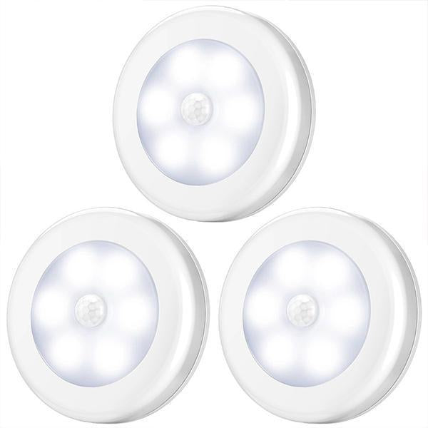 Motion Sensor Light, Cordless Battery-Powered LED Night Light