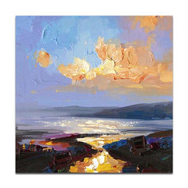 The rays of the setting sun