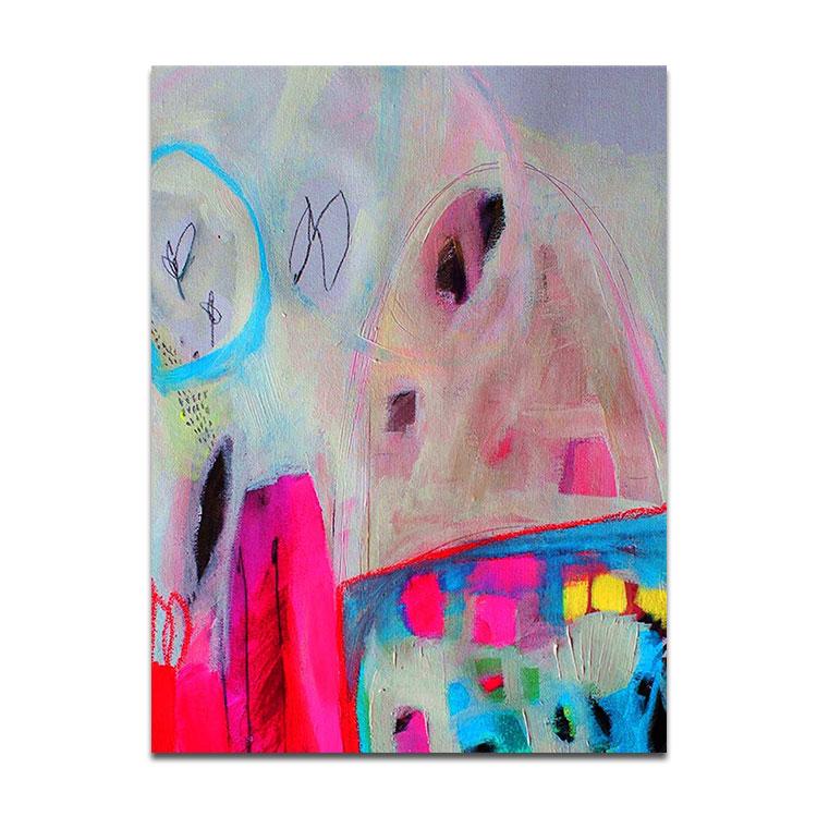 Extra Large Abstract Painting Large Wall Art Original Painting Original-Pink memory