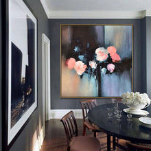 Load image into Gallery viewer, Abstract oil paintings bunch of flowers