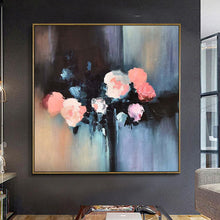Load image into Gallery viewer, Abstract oil paintings bunch of flowers