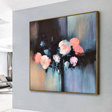 Load image into Gallery viewer, Abstract oil paintings bunch of flowers