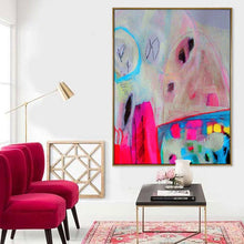 Load image into Gallery viewer, Extra Large Abstract Painting Large Wall Art Original Painting Original-Pink memory