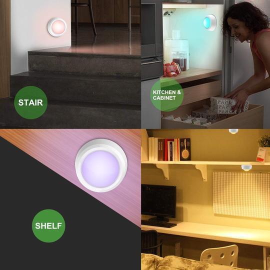Changing Remote-Controlled LED Wireless Lights