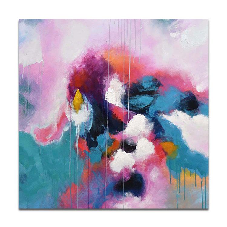 Oil painting canvas abstract Challenging Destiny