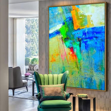 Load image into Gallery viewer, Large Art Painting, Acrylic Abstract Art, Large Abstract Painting, Canvas Art, Canvas Painting