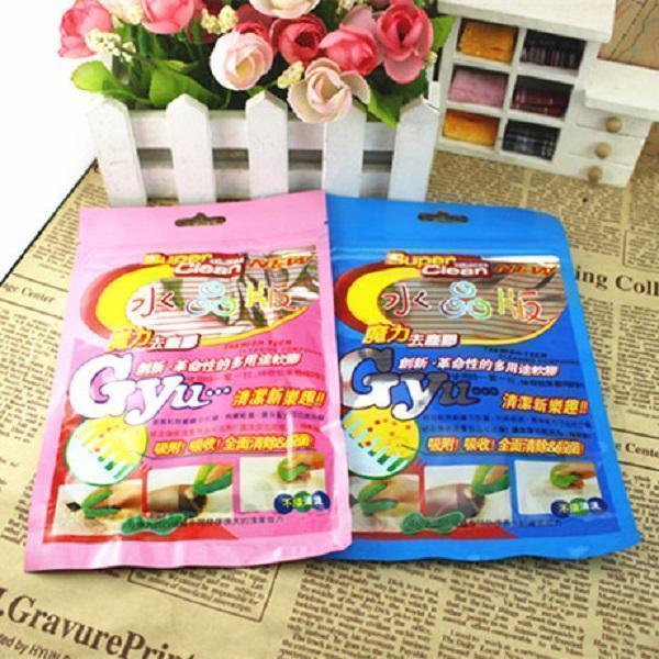 Crystal cleaning gel magic dust to glue